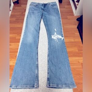 Women’s Free People Carmen Flare Jeans in Vintage Indigo, sz 27